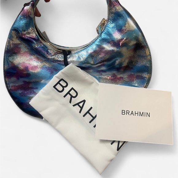 Brahmin Shimmering Multicolor Shoulder Bag Durango hobo bag new with tags - Picture 4 of 7